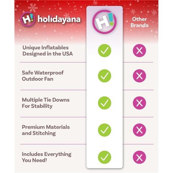 Christmas Inflatable. 8ft Hula Santa on Beach Giant Christmas Inflatable - Picture 6 of 7